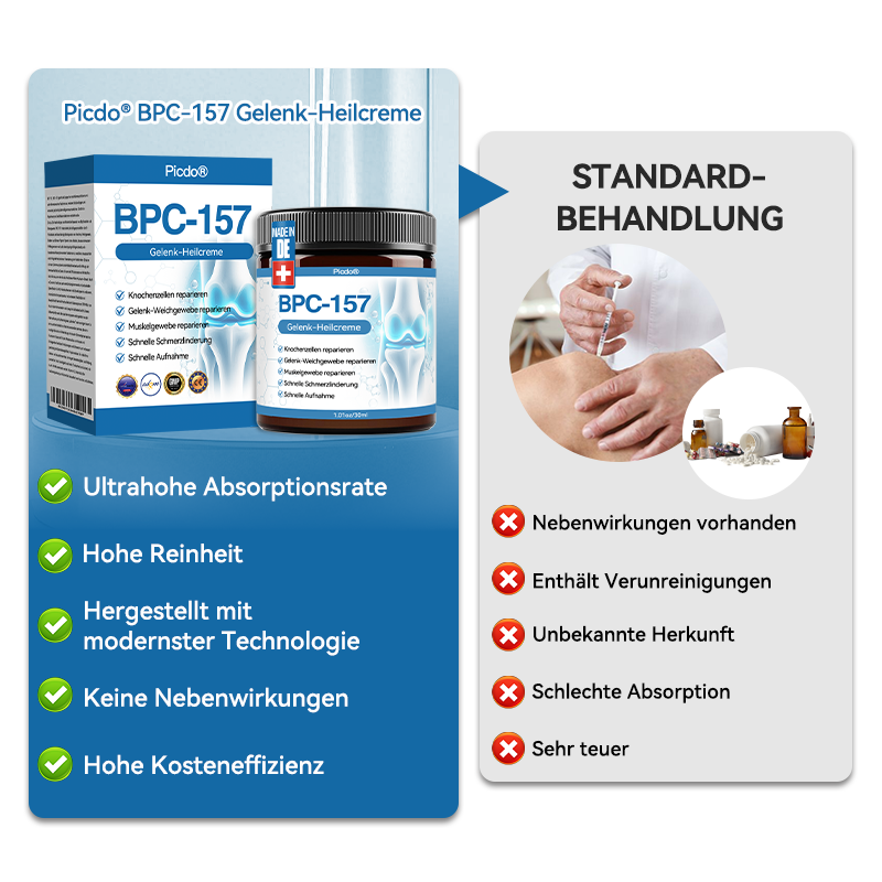 𝖯𝗂𝖼𝗱𝗼® BPC-157 Gelenk-Heilcreme💪Behandelt Arthritis, Neuropathie, Rheuma, Sportverletzungen und mehr👩⚕️