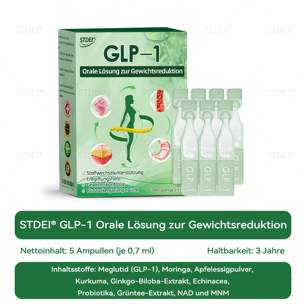 Zertifiziert durch das Swissmedic 🇨🇭 𝑆𝑇𝐷𝐸𝐼® 𝐺𝐿𝑃-1 𝑂𝑟𝑎𝑙𝑒 𝐿ö𝑠𝑢𝑛𝑔 𝑧𝑢𝑟 𝐺𝑒𝑤𝑖𝑐ℎ𝑡𝑠𝑟𝑒𝑑𝑢𝑘𝑡𝑖𝑜𝑛 👀 Geeignet bei Fettleibigkeit, Herz-Kreislauf-Gesundheit, Diabetes, Schlafapnoe, Gelenkproblemen und mehr👨🔬
