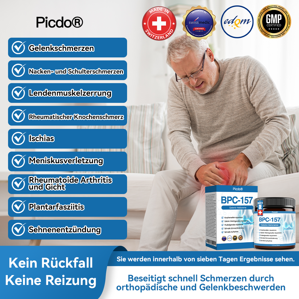 𝖯𝗂𝖼𝗱𝗼® BPC-157 Gelenk-Heilcreme💪Behandelt Arthritis, Neuropathie, Rheuma, Sportverletzungen und mehr👩⚕️