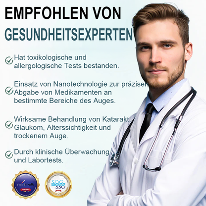 Spzv® OPTIFUSION NANOAUGENTROPFENSERUM🌸 Nanotechnologie stellt klares Sehen wieder her,  ohne Brille, ohne Operation
