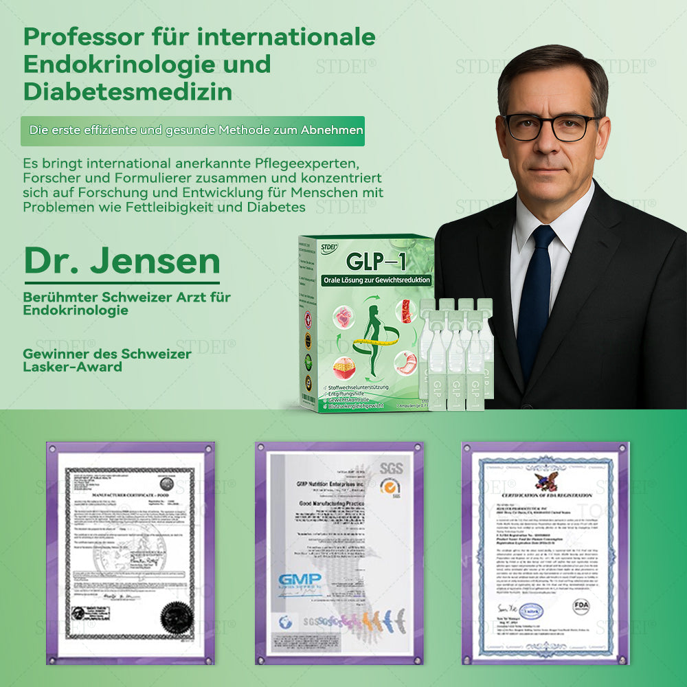 Zertifiziert durch das Swissmedic 🇨🇭 𝑆𝑇𝐷𝐸𝐼®  𝐺𝐿𝑃-1  𝑂𝑟𝑎𝑙𝑒 𝐿ö𝑠𝑢𝑛𝑔 𝑧𝑢𝑟 𝐺𝑒𝑤𝑖𝑐ℎ𝑡𝑠𝑟𝑒𝑑𝑢𝑘𝑡𝑖𝑜𝑛 👀 Geeignet bei Fettleibigkeit, Herz-Kreislauf-Gesundheit, Diabetes, Schlafapnoe, Gelenkproblemen und mehr👨‍🔬