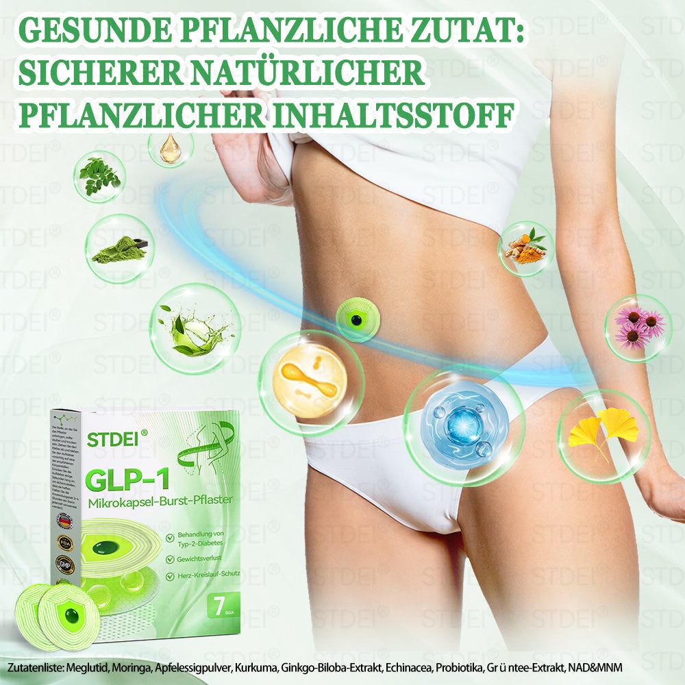 【𝐿𝑒𝑡𝑧𝑡𝑒𝑟 𝑇𝑎𝑔: 30 % 𝑅𝑎𝑏𝑎𝑡𝑡!🎁】𝑆𝑇𝐷𝐸𝐼® GLP-1 Mikrokapsel-Burst-Pflaster (𝐾𝑒𝑖𝑛𝑒 𝑆𝑐ℎ𝑚𝑒𝑟𝑧𝑒𝑛, 24/7 𝑊𝑖𝑟𝑘𝑢𝑛𝑔 – 𝑣𝑒𝑟𝑙𝑖𝑒𝑟𝑒 𝑠𝑐ℎ𝑛𝑒𝑙𝑙 9 𝑘𝑔, 𝑠𝑡𝑟𝑎𝑓𝑓𝑡 𝑙𝑜𝑠𝑒 𝐻𝑎𝑢𝑡, 90 % 𝑤𝑒𝑛𝑖𝑔𝑒𝑟 𝑍𝑢𝑐𝑘𝑒𝑟𝑣𝑒𝑟𝑙𝑎𝑛𝑔𝑒𝑛)💓